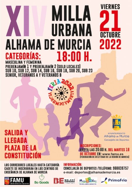 XIV Milla Urbana Feria de Alhama 2022