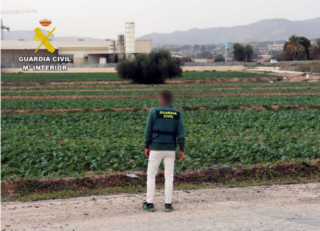 La Guardia Civil destapa en una finca de Alhama de Murcia un caso de explotación laboral