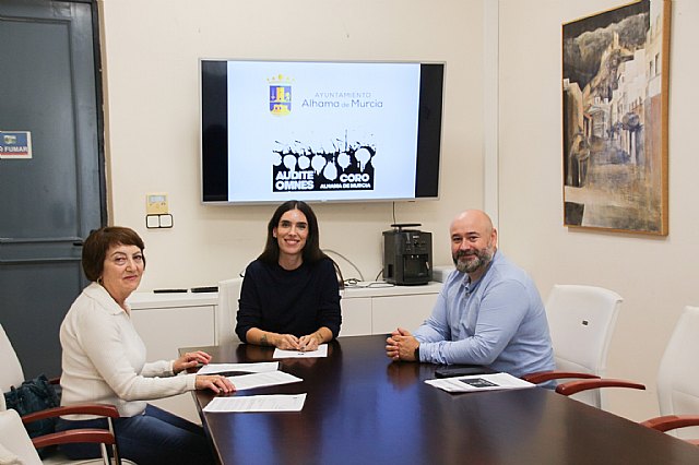 Convenio de colaboración entre el Ayuntamiento de Alhama de Murcia y la Asociación Coral Audite Omnes