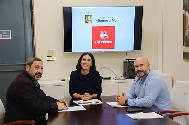 Convenio de colaboración entre el Ayuntamiento de Alhama de Murcia y Cáritas Interparroquial